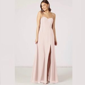 NEW! Azazie Rosie Formal Dress. Color: Rose Petal